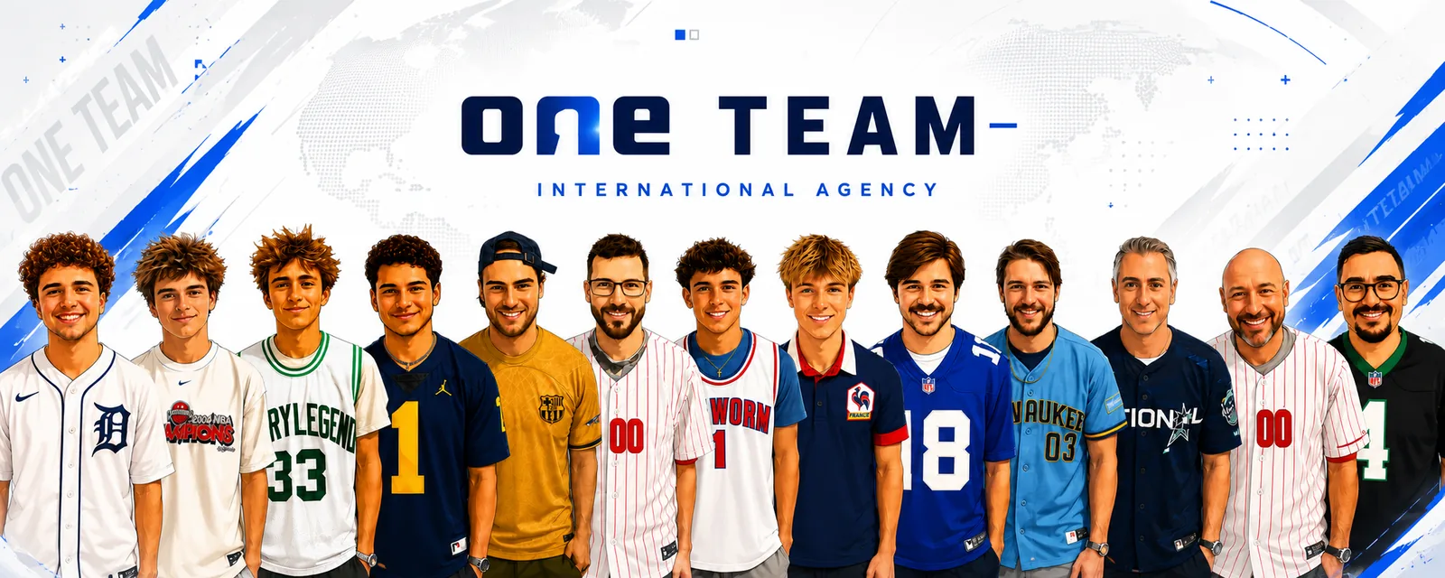 Cartoon illustration of the OTIA team streamers