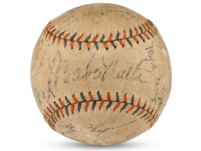 Large Autographed Baseball Auction Underway