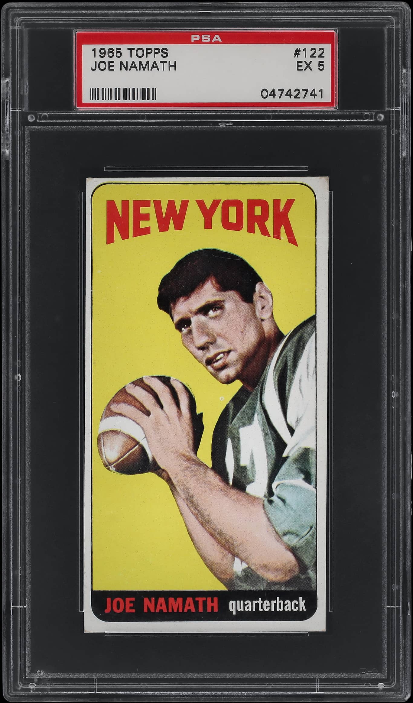 Joe Namath's 1965 Topps Rookie Card: A Symbol of Football Heritage and Collectible Legacy