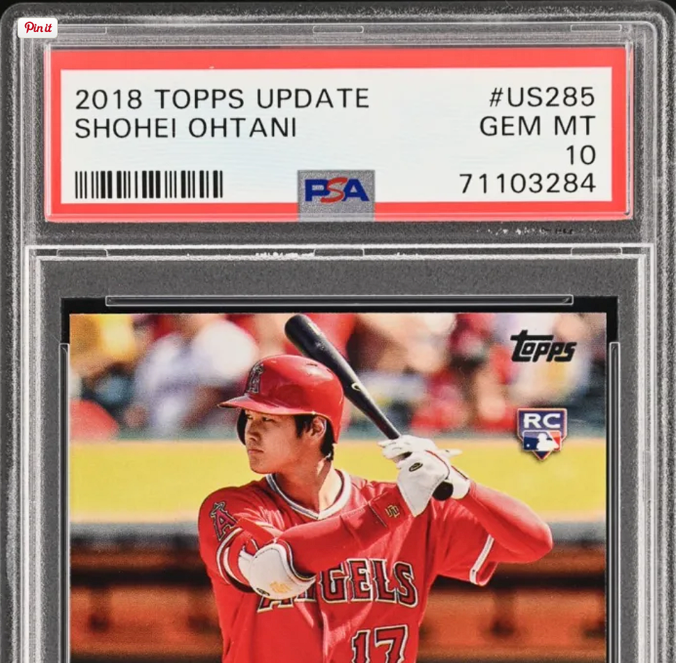 Shohei Ohtani Leads 2023's Most Graded Trading Cards, with Justin Fields and Trevor Lawrence Gaining Momentum