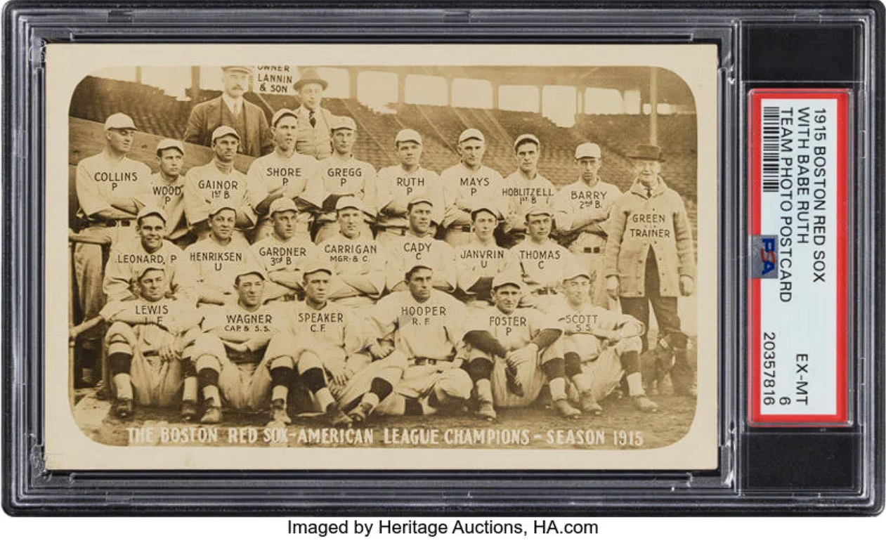 Historic Babe Ruth Rookie Season Postcard Set for Million-Dollar Auction