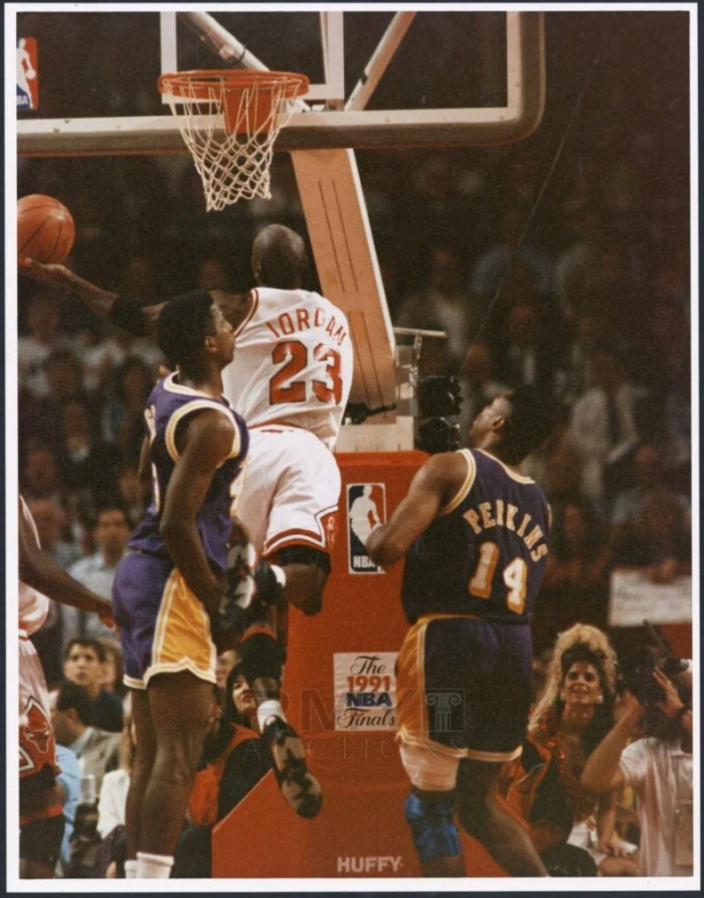 Iconic Michael Jordan Photo from 1991 NBA Finals Fetches Over $11,000 at Auction