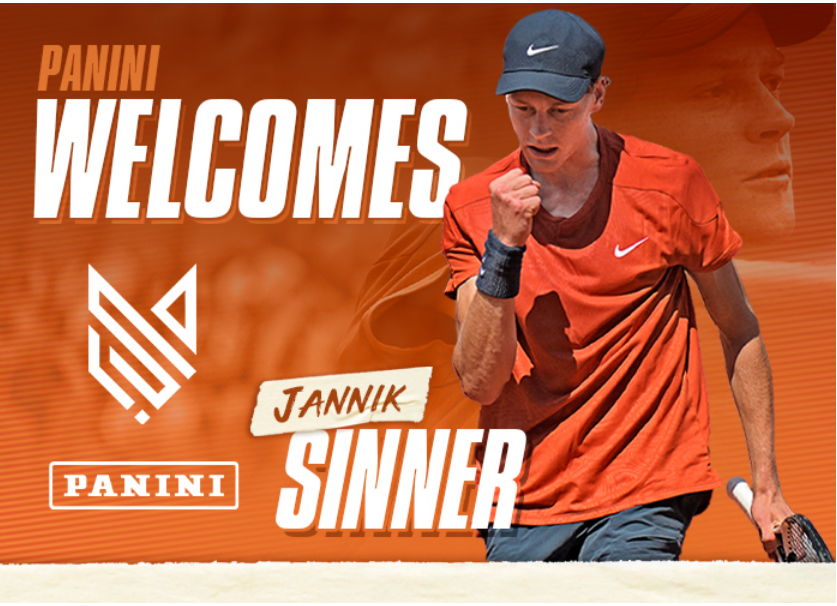 Panini Celebrates Jannik Sinner's Rise to World No. 1 with Exclusive Trading Card and Memorabilia Collection