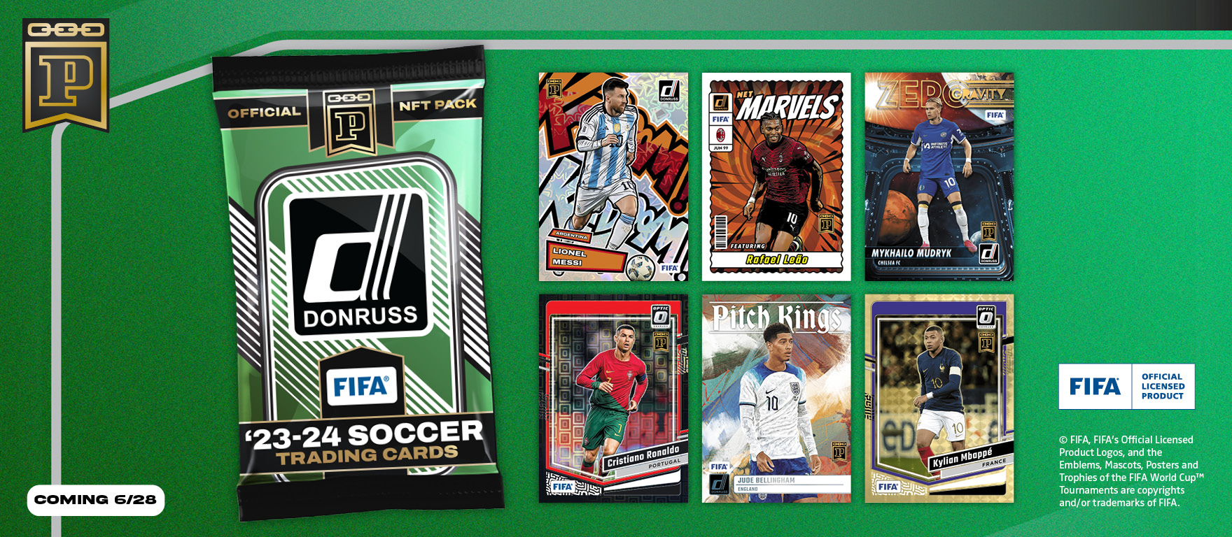 World’s Biggest Footballers Arrive on Panini Blockchain with 2023-24 Donruss Soccer
