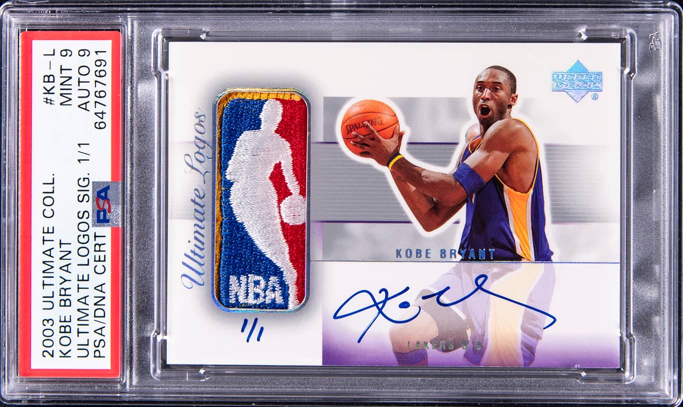 2003 Ultimate Collection Kobe Bryant Logoman Card Sells for $1.5 Million at Auction