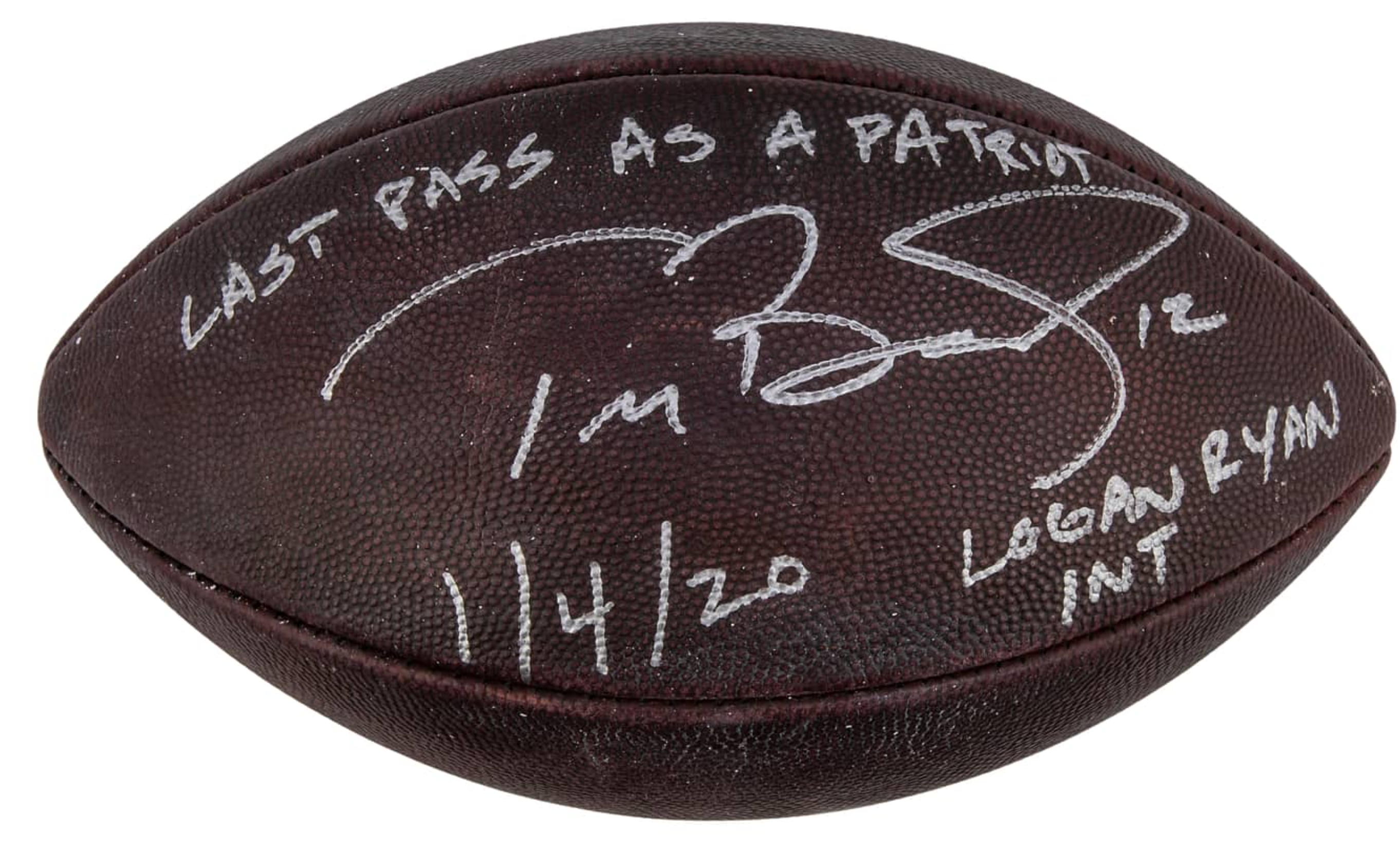 Football from Tom Brady’s Final Patriots Pass to Be Auctioned for Animal Welfare