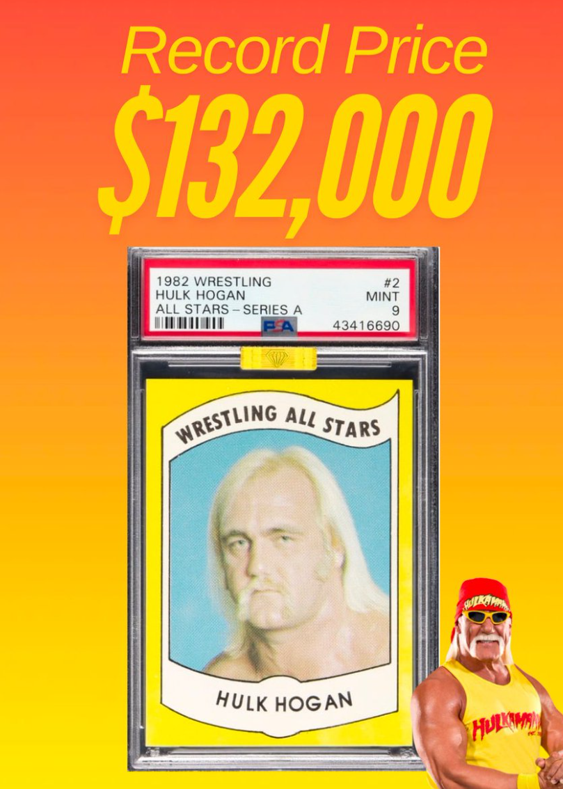 Hulk Hogan Reclaims His Spot at the Top: Iconic 1982 Card Sells for $132,000