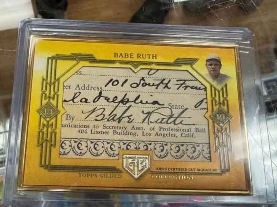 Evansville Boy Uncovers Rare Signed Babe Ruth Baseball Card in Once-in-a-Lifetime Find