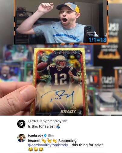 Tom Brady’s 1/1 Superfractor Auto Pulled from 2024 Topps Chrome—And He Wants It