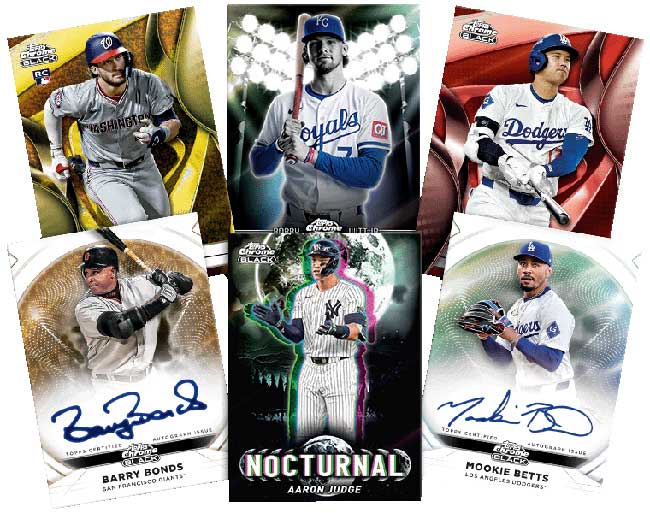 2025 Topps Chrome Black Baseball Goes Bold with Bigger Packs and Charcoal Aesthetic