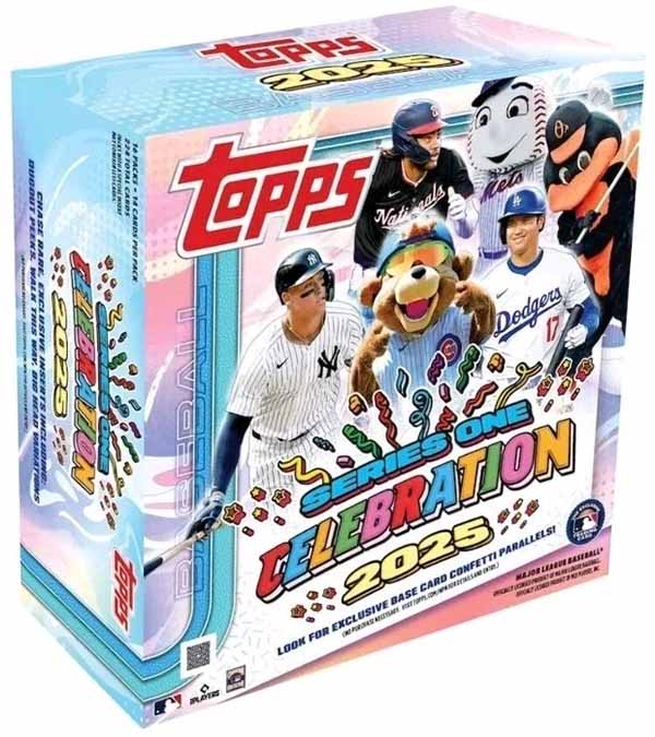 2025 Topps Series 1 Celebration Mega Box: Opening Day Energy, Cardboard Style