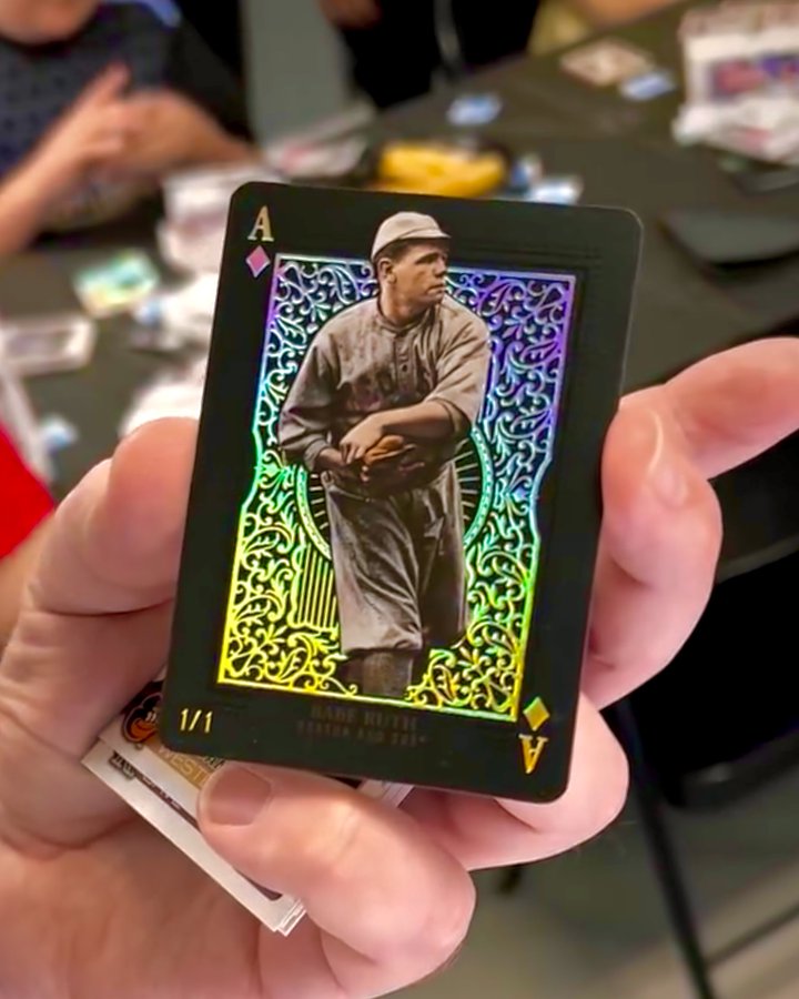 Babe Ruth 1/1 All-Aces Insert Pulled from 2025 Topps Series One Baseball