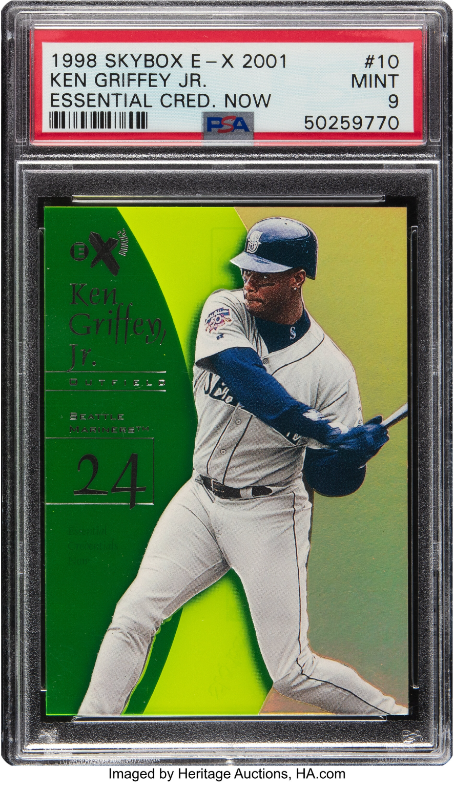 Legendary Griffey Jr. Parallel Card Returns to Auction After Two Decades