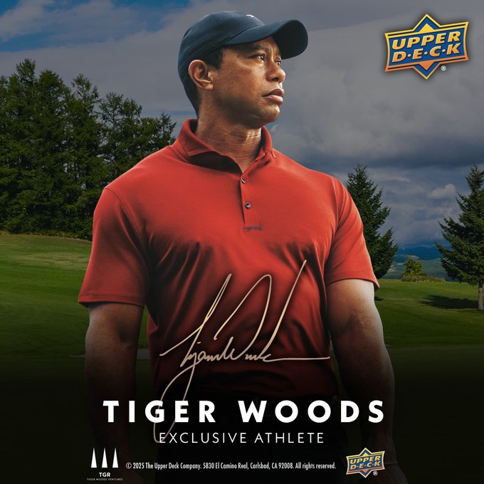 Tiger Woods Keeps Swinging with Upper Deck