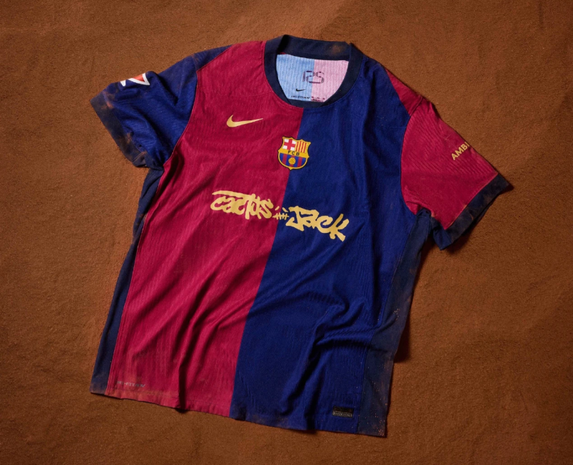 Barcelona x Travis Scott “Cactus Jack” Jersey Sends Collectors Into a Frenzy
