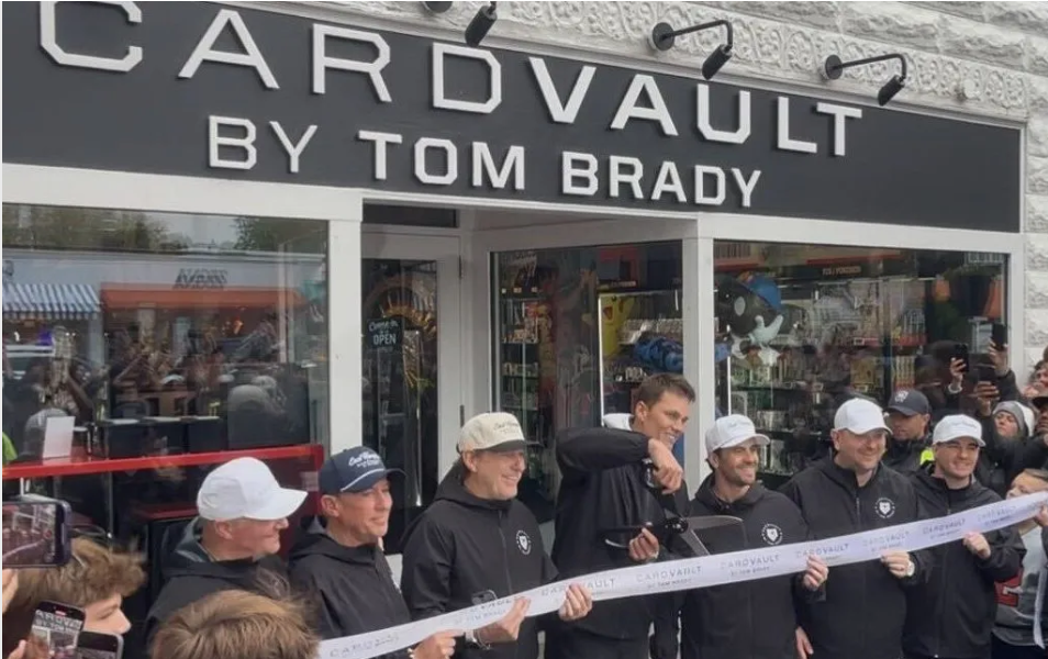 Tom Brady Brings Card Collecting to the Hamptons With Grand Opening of CardVault