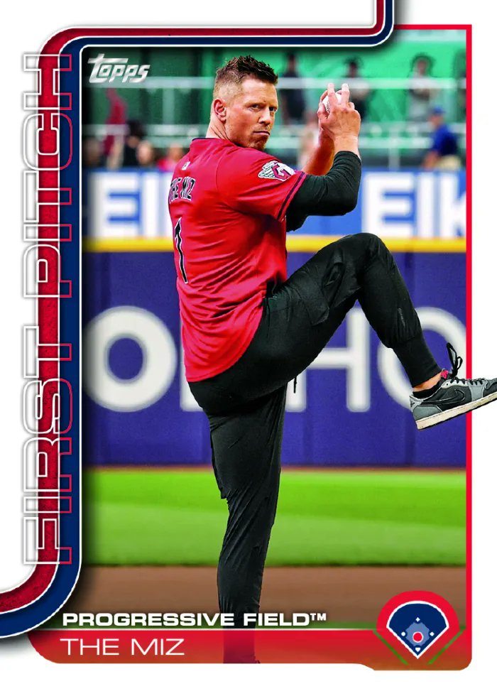 The Miz Joins Topps MLB Series Two With First Pitch Rookie Card