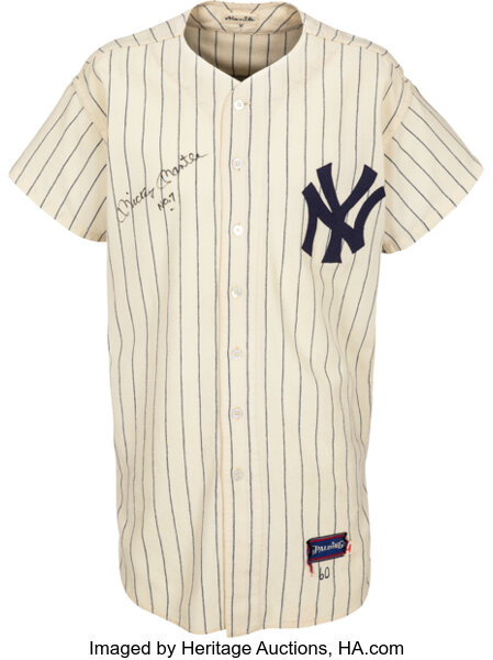 Mickey Mantle’s 1960 All-Star Game Jersey Heads to Auction With $4 Million Estimate