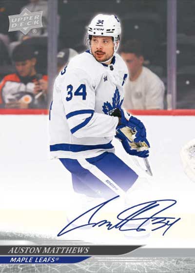 2024-25 Upper Deck Clear Cut Hockey Brings Acetate Autographs to the Ice