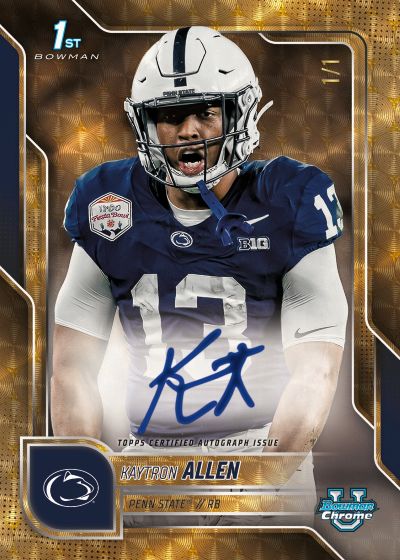 2025 Bowman Chrome University Football preview, checklist guide, and how to collect it right