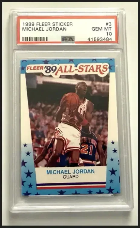 1989-90 Fleer Basketball Stickers Keep Drawing Strong Prices for Jordan, Barkley, Magic and Bird