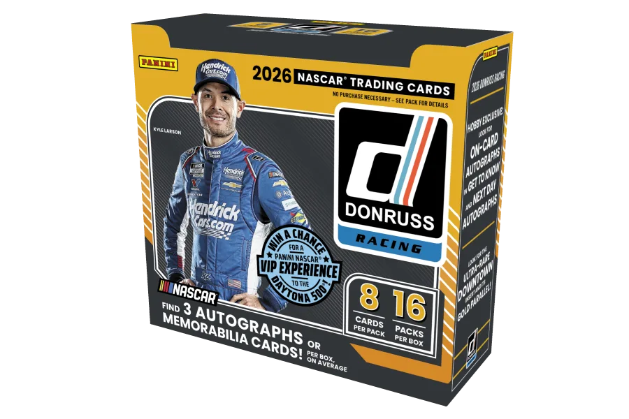 2026 Donruss NASCAR Racing Checklist, Hobby Box Details and Key Inserts