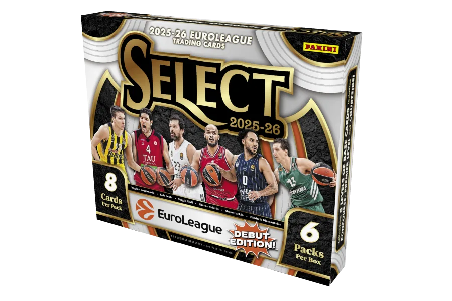2025-26 Panini Select EuroLeague Basketball Brings Select’s Tiered Format and SSP Chases to Europe