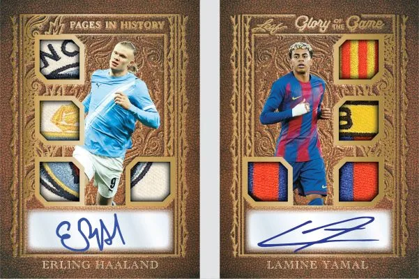 2026 Leaf Glory of the Game Soccer Brings Autographs, Match-Used Relics and Booklet Cards Back to the Pitch