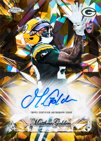 2025 Topps Chrome Sapphire Football Checklist, Parallels, Autographs and Key Team Set Details