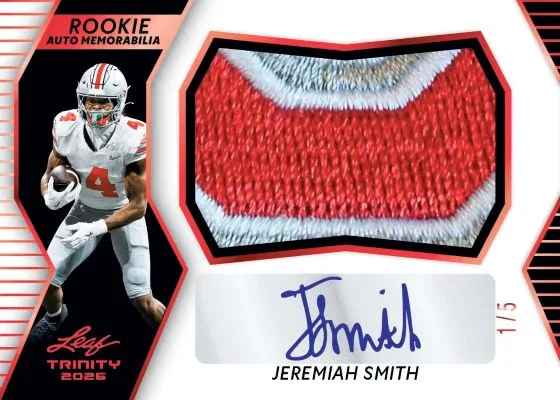 2026 Leaf Trinity Football Checklist, Box Details and Key Autograph Sets